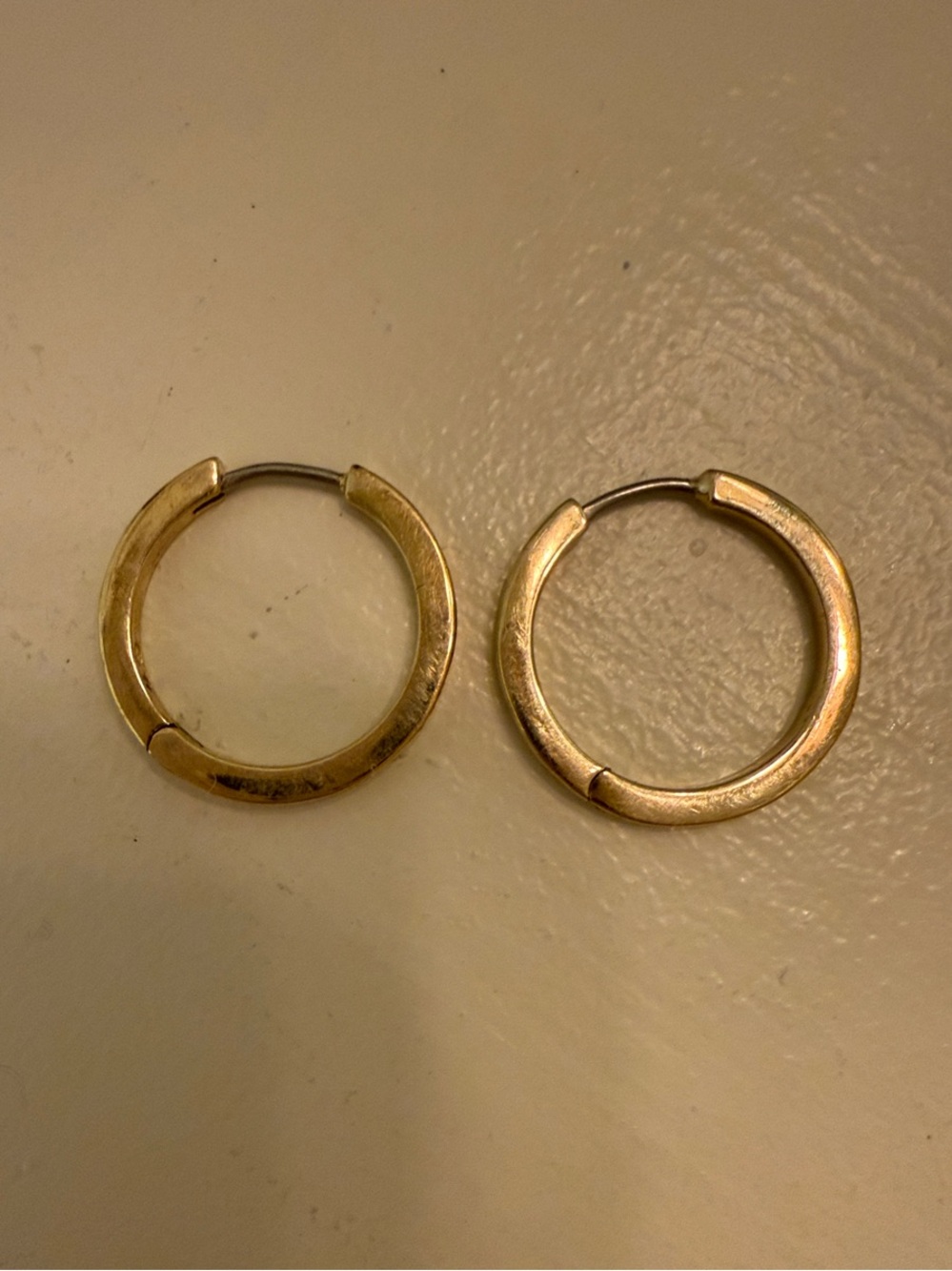 14K Gold Plates Sterling Silver Hoop Earrings - Ana Luisa Trendy Women's Hoops